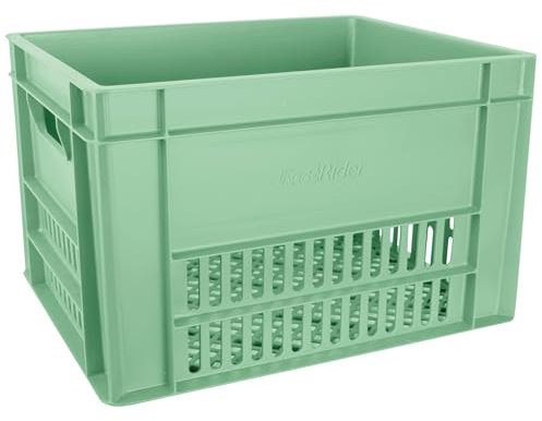 FastRider - Cajón para Bicicleta (34 L), Color Verde Menta