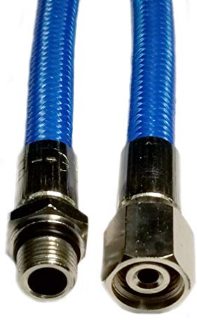 METALSUB Frusta erogatore, Maschio 1/2 per Apeks e Mares. (102 cm (40 inch), Blue)