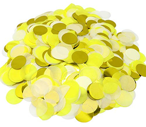 VCOSTORE - 5000 coriandoli rotondi, in carta, decorazione per palloncini, feste nuziali e di compleanno