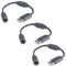 MEIZHEN Ersatz-Dongle USB Controller Breakaway Kabel Kabel Game Controller Adapter für Xbox 360 PC Wired Controller Rock Band und Guitar Hero - Grau (3 Stück)