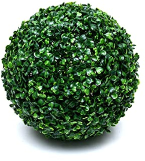 Uposao 3 sfere di bosso artificiali, diametro 28 cm, per interni, cortile, balcone, giardino, matrimonio