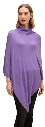 STREET ONE Damen A580711 Poncho, Lupine Lilac, One Size