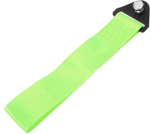 Gatuida Abschleppband Für Pkw Robustes Metallhaken-Design Passend Für Verschiedene Automodelle Widerstandsfähig Aus Nylonfasern Einfach Anzubringender Für Vordere Stoßstange