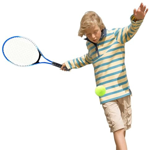 Raquette de tennis pour jeunes – Raquette de tennis pour enfants, équipement de tennis pour jeunes | Raquette de tennis pour jeunes avec housse, bonne prise en main, raquettes de sport fitness pour