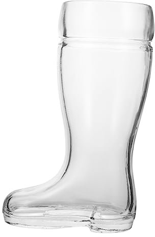 CRILSTYLEO Jarra De Vidrio Boots Vaso De Cerveza Diseño De Botas Cristalería De Bar Para Cócteles