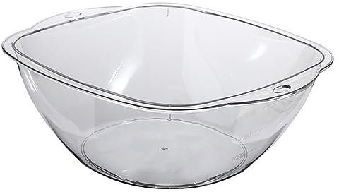 minkissy Lavabo Transparent Pour Lavage Du Visage Lavabo Plastique Pour Salon De Coiffure