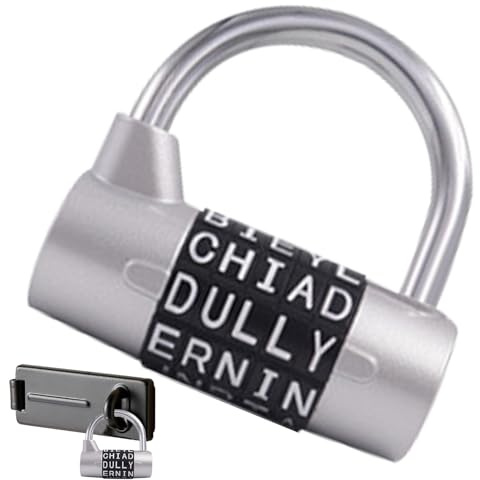 Cerradura de combinación de letras, candado de equipaje resistente, candado de código de dígitos, cerradura de contraseña para cadena de puerta, equipaje, cajón, armario, herramienta de bloqueo de