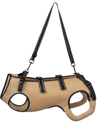 Renopfect Harnais de soutien pour chiens - Aide au transport pour animaux de compagnie - Aide à la marche réglable pour chiens souffrant de faiblesse des pattes arrières, des personnes âgées, des