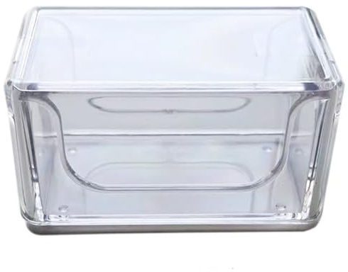 Nanchroadly Transparent Pool Cue Chalk Holder, Billiard Chalk Storage Box Snooker Chalk Case Hold 2 Packs Chalk Pool Cue Accessories Clear