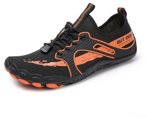 Jotekonoby Zapatos de agua para hombre y mujer, calzado de senderismo descalzo, zapatillas de vela antideslizantes, botas de senderismo de secado rápido, malla transpirable Aqua- calcetines, sin