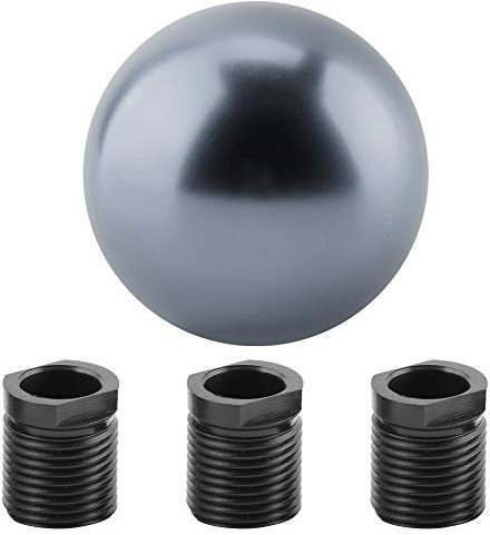 Suuonee Schaltknauf, Auto Universal-Schaltknauf Schaltkopf Runde Kugel Form Fünf Farbe(Titan)