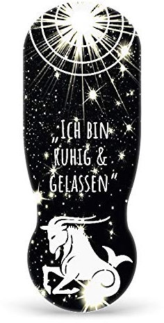 TRIGGI® der Einkaufswagenlöser – Einkaufswagenchip abziehbar, Sternzeichen Steinbock als Schlüsselanhänger