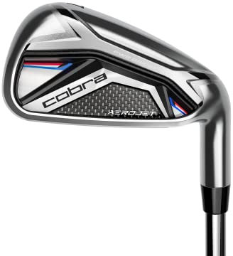 Cobra Golf Aerojet Ensemble Fer pour Hommes, Noir, L