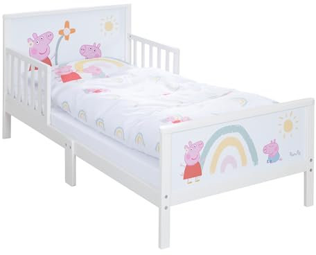 roba Themenbett 'Peppa Pig', Kinderbett 70 x 140 cm inkl. Bettwäsche