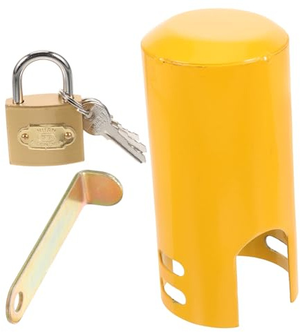 KOMBIUDA Outdoor Faucet Lock System Easy Install Water Spigot Lock for Home Garden Protective Cover for Faucets