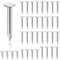 Glarks 300Pcs 1-1/4inch Steel Roofing Felt Nails Zinc Plated Roofing Felt Pins Clout Nails Countersunk Head Felt Nails, for Securing Shed Roofs, Roofing Felt Slate Boards, Wood Shed Tiles
