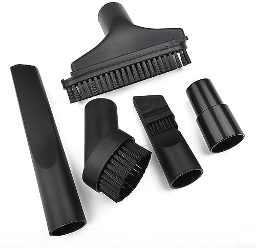 Daaxing 5PCS Dust Brush Kit For Karcher MV2 A2004 A2024 WD2 WD3 WD3P DS 5500 Vacuum Cleaner,1 PP Brush,1 PP Round Brush,1 2-in-1 Suction Head,1 Flat Suction Head,1 Conversion Interface