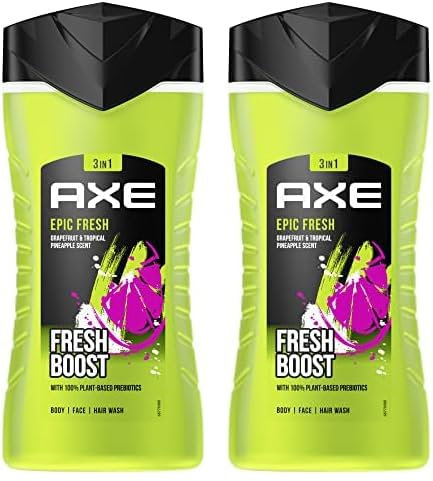 AXE 3in1 Shower Gel Epic Fresh, 250 ml (Paquete de 2)