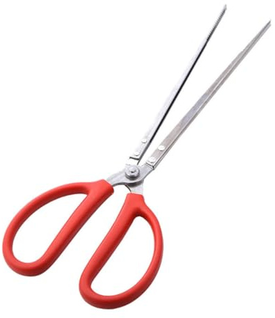 iplusmile Pinza Multiusos para de Inoxidable Herramienta Resistente y Antideslizante para Cocina y Recogida de Desechos para Cangrejos Langostas y Limpieza Doméstica