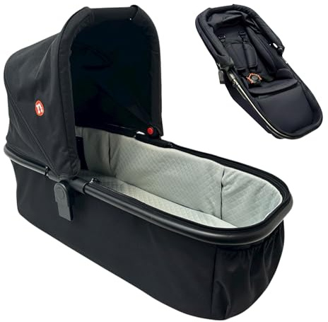 Out'n'About Nipper Switch 2-in-1 Convertible Carrycot to Parent-Facing Seat | 0–6+ Months, Overnight Sleep Approved | Lightweight Design, Includes Rain & UV Covers | Nipper Single V2–V6 Compatible