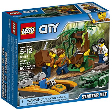 LEGO City Jungle Explorers Jungle Starter Set 60157 Building Kit (88 Piece)