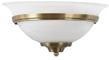 Lindby Wall Light Irimia dimmable (Antique, Vintage) in Bronze Made of Glass for e.g. Living Room & Dining (1 Light Source E27) from wall Lighting lamp