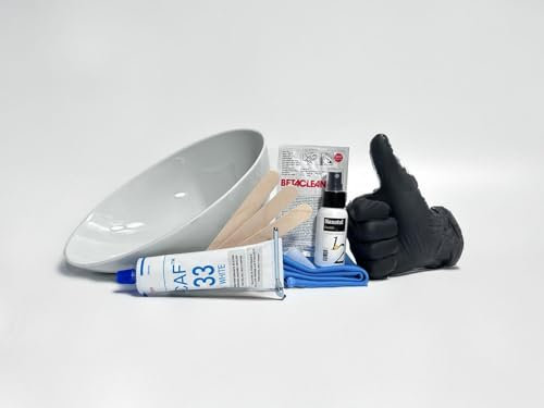 Twusch 4.0 Porzellaneinsatz incl. Einbauset für Thetford Toiletten C400 in Wohnmobil + Caravan + Wohnwagen