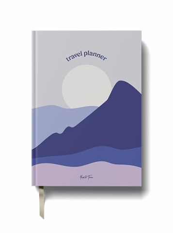 Yop & Tom Mountain Travel Planner - Vacation Planner with 7 Trips, Budget, Accommodations, Space for Journaling, Memories and More