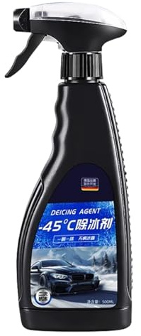 Spray antigelo per finestrini auto, 500 ml, spray antigelo per finestre, spray per parabrezza e sbrinamento della neve