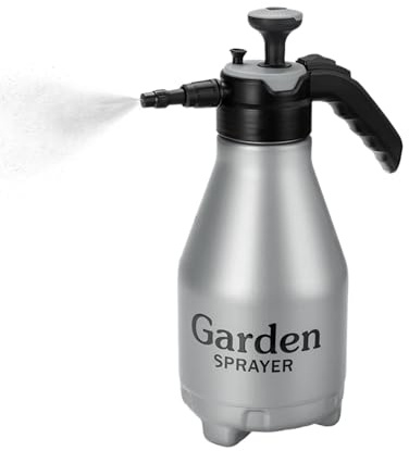 Vaporizzatore manuale | Spruzzatore a Pressione/per solventi e prodotti chimici aggressivi. Capacità di 2,5 L. Spruzzatura fine ed efficace per la casa e il giardino.