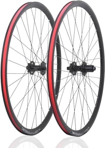 KUNYOS 700C Freins à Disque Ensemble de Roues pour vélo de Route/Gravel 12X100/12X142mm Alliage d'aluminium Moyeu à axe traversant HG Cassette 32H pour 7/8/9/10/11/12 Vitesses 120 clics