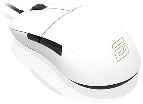 ENDGAME GEAR XM1r Gaming-Maus – Optischer PixArt PAW3370 Sensor – 50 bis 19.000 CPI – 5 Tasten – Kailh GM 8.0 Switches – 80 Millionen Klicks – USB – ergonomisch – 70 g Gewicht – Weiß