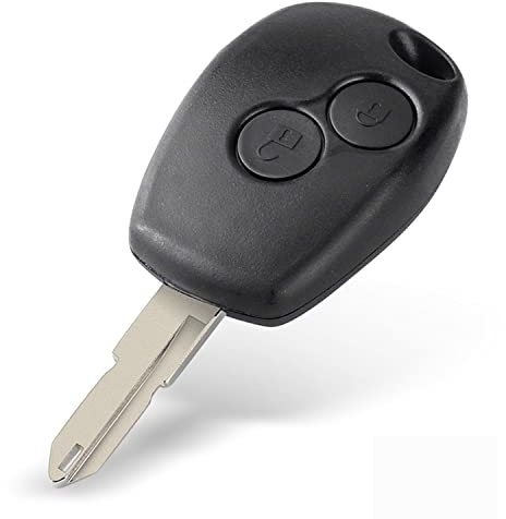HooRLZ Dacia Key Fob Cover Replacement For Renault Dacia Duster Logan Logdy Sandero Remote Car Key Cover Case, 2 Button Dacia Duster Key Fob, Dacia Sandero Key Fob - With Blade