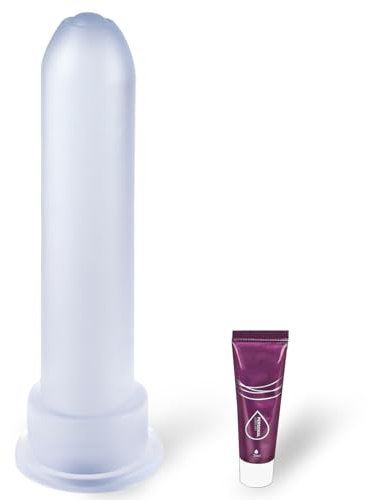 Realistischer Dildo, Meeteel 19CM Realistische Anal Dildos mit Starkem Saugnapf Transparent G-Punkt Sexspielzeug für Frauen und Paare Analdildos