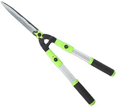 XAoSCd Garden Hedge Shears Gardening Tools, Professional Hedge Clippers Extendable Hedge Shears Heavy For Trimming Borders Topiaries Boxwood Decorative Grasses,