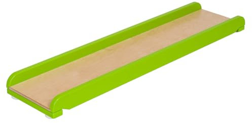 Sport-Thieme Kletterrutsche Woody | Bewegungsbaustelle, vielseitig, platzsparend, einzeln nutzbar | Mit Gummifüßen | Natur | Langlebiges Holz, animierende Form, für Indoor-Sport