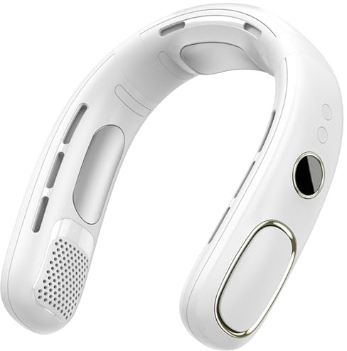 Guaber Ventilatore portatile indossabile senza lama con fascia da collo sospeso Ventilatore in miniatura Aria condizionata USB ricaricabile dispositivo di raffreddamento Tecnologia di raffreddamento