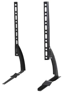 Soporte de TV Universal para televisores LCD/LED/OLED de 1442 Pulgadas. Soporte de Mesa Ajustable con Patas Resistentes para Pantallas Planas y Curvas. Fácil Montaje. Diseño Que ah