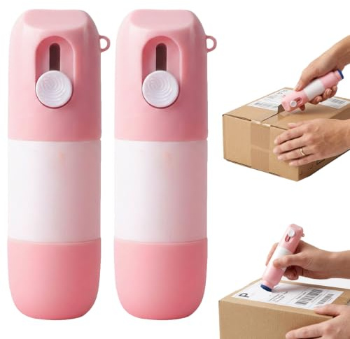 GETFACAI 2PCS 2-in-1 Cuttermesser & Thermopapier-Radierer, Ink Eraser，Dualstift Mit Öffnungswerkzeug, Datenschutz Für Versandetiketten & Dokumente, Tragbar Für Büro & Unterwegs