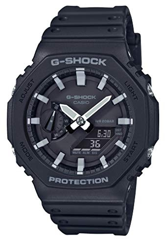 [Casio] Guardare Nera Gee Core Guardia Scosse di Carbonio GA-2100-1AJF Uomo