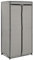 vidaXL Kleiderschrank mit Reißverschlüssen Faltschrank Stoffschrank Campingschrank Garderobe Schrank Regal Garderobenschrank Grau 75x50x160cm