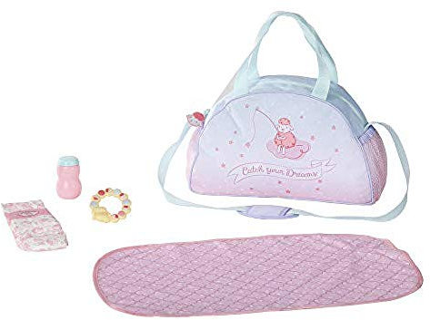 Baby Annabell Wickeltasche, mit Wickelunterlage, Windel und Beißring, für 43 cm Puppen, 703151 Zapf Creation