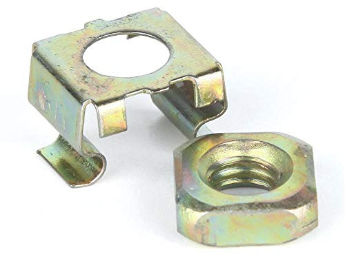 Dado a gabbia, dado galleggiante tutto in acciaio inossidabile, dado a gabbia, dado in metallo per armadietto, M5 M6 M8-M8 (5 capsule) (304 materiali)