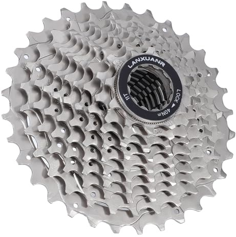 LANXUANR 10-växlad Cykelkassetter passar för Mountainbike, landsvägscykel ， Superlätt (11-25T)