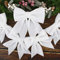 Fiocchi Natalizi Glitterati Fiocchi Decorativi Nastro Fiocchetti Paillettes Decorazioni Natalizie