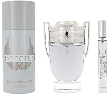 PACO RABANNE INVICTUS SET 100ML EAU DE TOILETTE SPRAY+150ML DEOD SPRAY+MG10ML - 1 SET