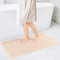 Sentidos Badteppich 50 x 50 cm Badvorleger badezimmerteppich badeteppich Wasserabsorbierend badematte badezimmermatte für Toilette Dusche Badmatte Beige