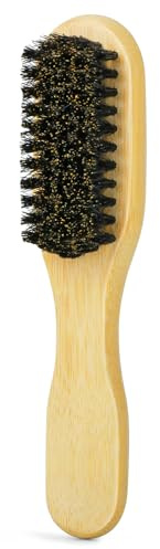 Slick Back Hair Brush - Travel Brush for Styling, Polishing, and Smoothing Baby Hair Frizz and Straight Hair