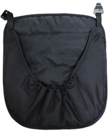 Fenteer Kinderwagen Fußmuff, wasserdichte winddichte universelle warme abnehmbare Fußabdeckung, Amping Bag Foot Muff für Winter im Freien im Freien, Schwarz