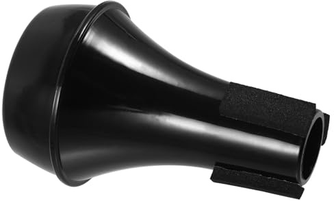 ELAYARD Sordina per Tromba in Plastica Nera Leggera Effetto Smorzatore per Esercitazioni a Casa e Performance di Strumenti a Fiato
